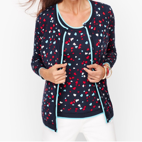 Talbots Tops - Talbots Hearts Tank sleeveless sweater